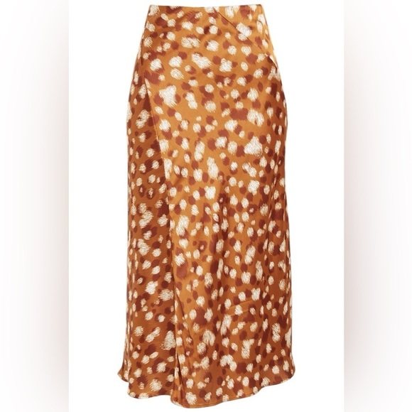 NWOT Bardot Mayah Spliced Skirt In Sketchspot SZ XS - Picture 4 of 6